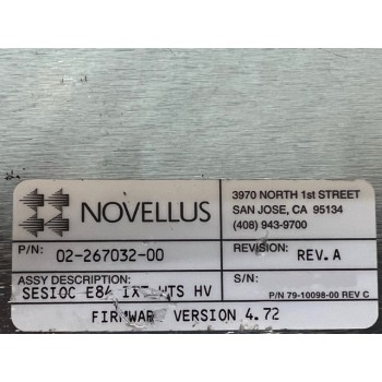 Novellus 02-267032-00 SIOC 2 Module